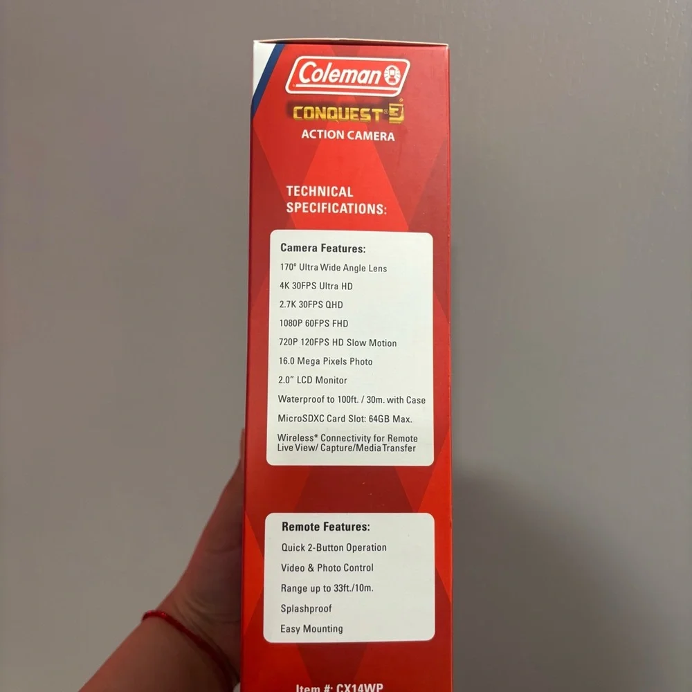 Coleman action camera